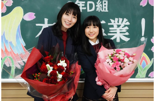 松岡茉優、芦田愛菜（C）日本テレビ