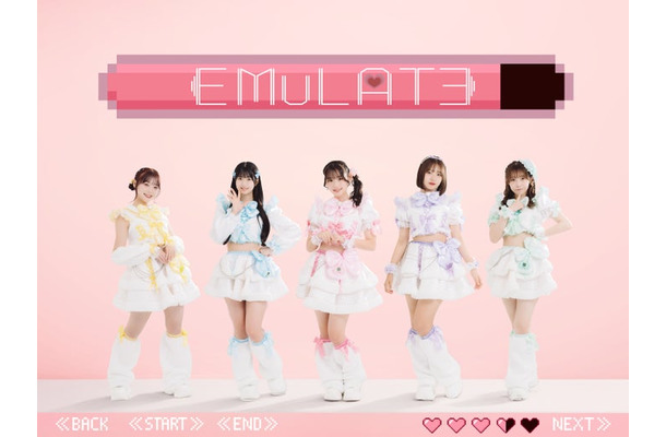 「EMuLATE」（左から）まりる、福間彩音、月江望亜、えま、甘実（提供写真）