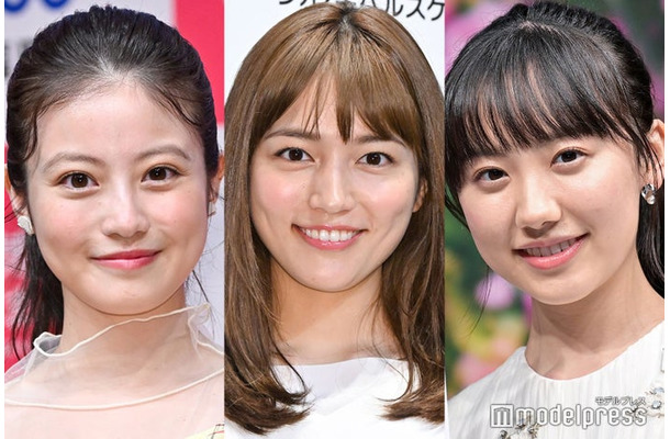 今田美桜、川口春奈、芦田愛菜（C）モデルプレス