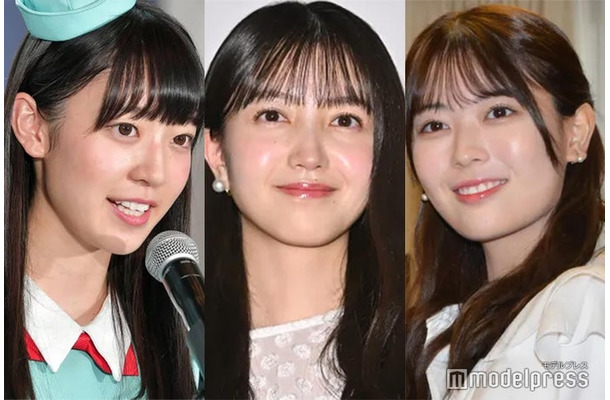 阪口珠美、久保史緒里、岩本蓮加（C）モデルプレス