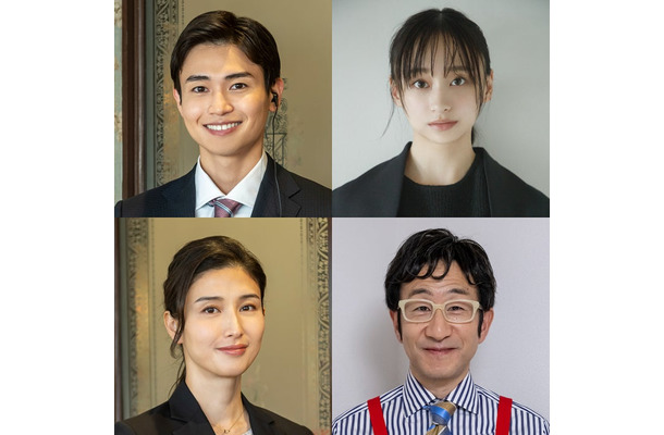 （左上から時計回り）西垣匠、影山優佳、矢柴俊博、橋本マナミ（C）関西テレビ