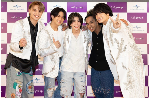 Aぇ! group（左から）小島健、正門良規、末澤誠也、草間リチャード敬太、佐野晶哉（提供写真）