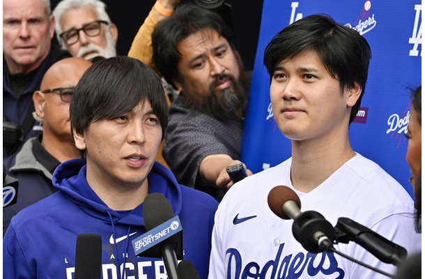 水原一平氏、大谷翔平選手／Photo by Getty Images