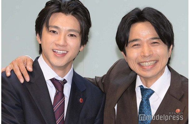 「特捜9 season7」座談会＆囲み取材に出席した山田裕貴、井ノ原快彦（C）モデルプレス