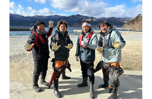 木村尚、森本慎太郎、城島茂、桝太一（C）日本テレビ