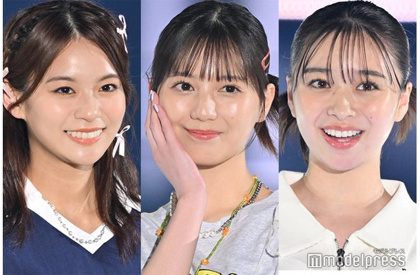 永瀬莉子、小坂菜緒、田鍋梨々花（C）モデルプレス