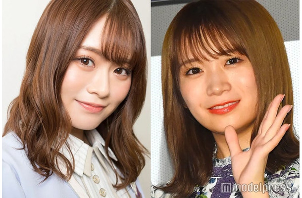 山崎怜奈、秋元真夏（C）モデルプレス