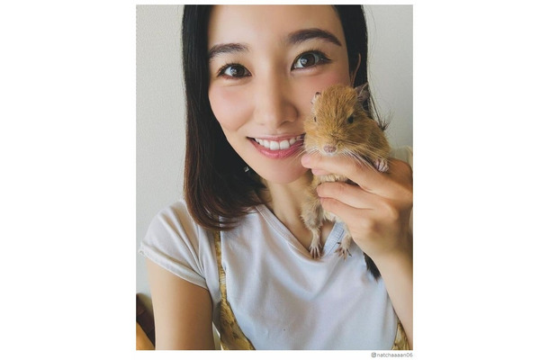 イメチェン前の江藤菜摘／Instagramより