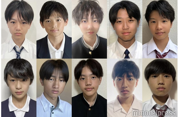 「男子中学生ミスターコン2024」西日本ブロックB代表者の一部