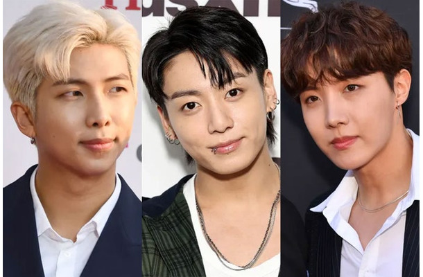 RM、JUNG KOOK、J-HOPE／Photo by Getty Images