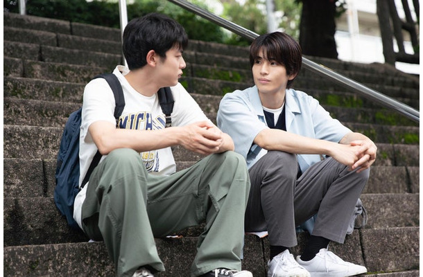 小林虎之介、中沢元紀「ひだまりが聴こえる」第11話より（C）「ひだまりが聴こえる」製作委員会