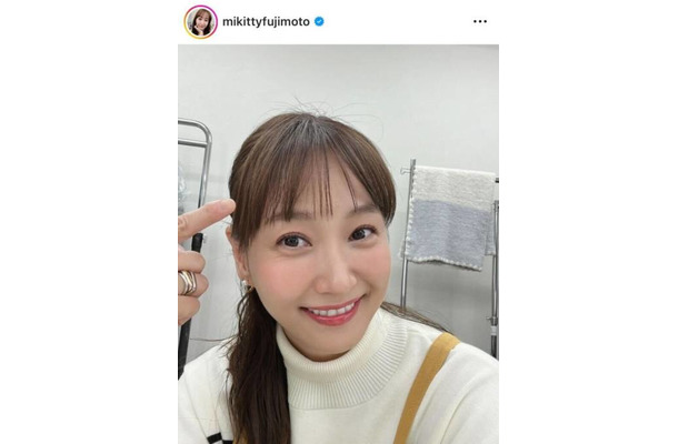 藤本美貴、“前髪少し切りすぎた”NEWヘア披露し反響「似合ってます」「可愛いですよ」