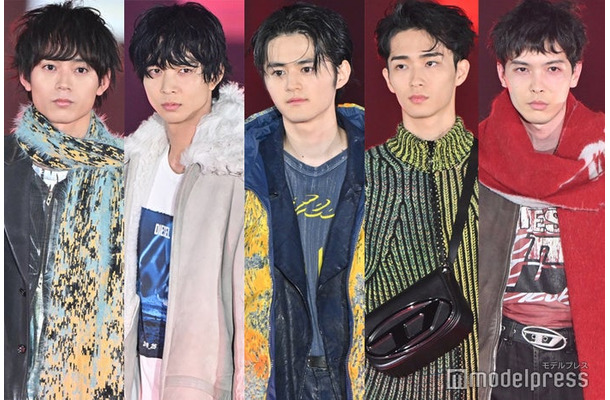 水沢林太郎、鈴木仁、鈴鹿央士、野村康太、守屋光治（C）モデルプレス