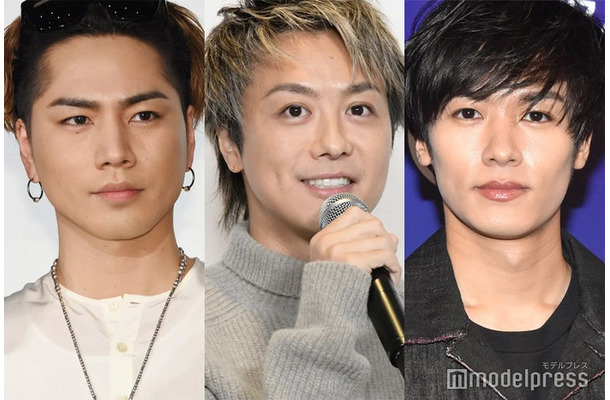 登坂広臣、EXILE TAKAHIRO、川村壱馬 （C）モデルプレス