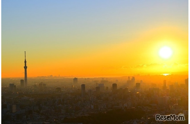 初日の出のようす（2021年）