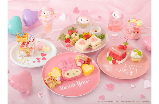 My Melody Cafe ～Heartful Party～（C）2024 SANRIO CO．，LTD．APPROVAL NO．L654057