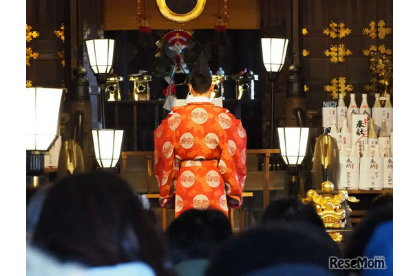 牛嶋神社で昇殿参拝・厄除祈願