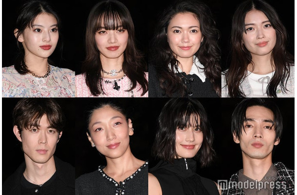 （上段左から）出口夏希、小松菜奈、二階堂ふみ、茅島みずき（下段左から）宮沢氷魚、安藤サクラ、橋本愛、清水尋也（C）モデルプレス
