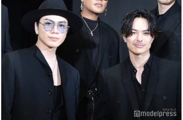 三代目 J SOUL BROTHERS EXHIBITION「JSB3 CLASS」記者会見に出席したOMI、今市隆二（C）モデルプレス