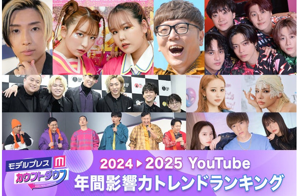 2024年間「YouTube影響力トレンドランキング」発表（C）モデルプレス