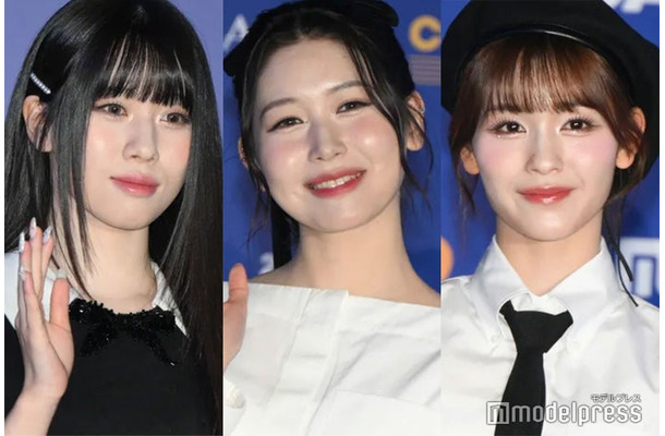 イメチェン前のAYANE(高見文寧)、MOMONA(笠原桃奈)、RAN(石井蘭)(C)モデルプレス