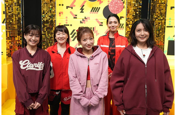 乙葉、谷亮子、辻希美、遠藤久美子、加藤夏希（C）日本テレビ