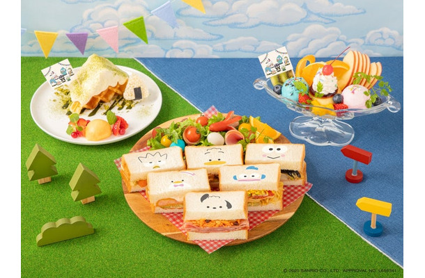 はぴだんぶい わいわいピクニックカフェ（C）2025 SANRIO CO．，LTD．APPROVAL NO．L655341