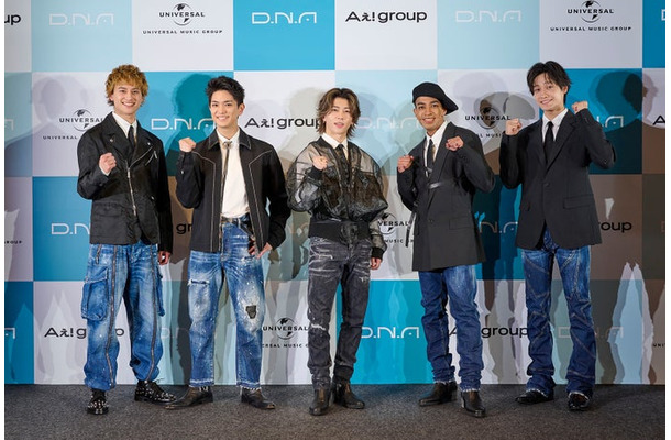 Aぇ! group（左から）小島健、正門良規、末澤誠也、草間リチャード敬太、佐野晶哉（提供写真）