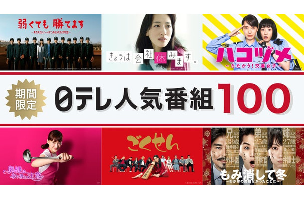 「期間限定！日テレ人気番組100！」（C）日本テレビ