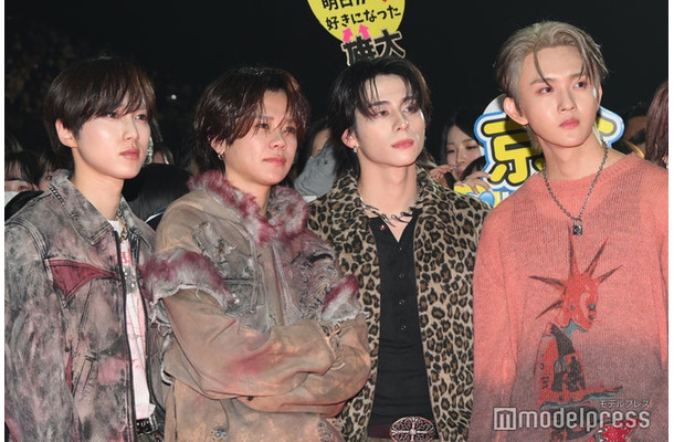 「MTV VMAJ Pre-Show」レッドカーペットに登場したINI／尾崎匠海、藤牧京介、西洸人、田島将吾（C）モデルプレス