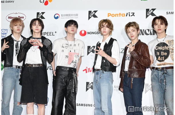 BOYNEXTDOOR／TAESAN（テサン）、SUNGHO（ソンホ）、JAEHYUN（ジェヒョン）、LEEHAN（イハン）、RIWOO（リウ）、WOONHAK（ウナク）（C）モデルプレス
