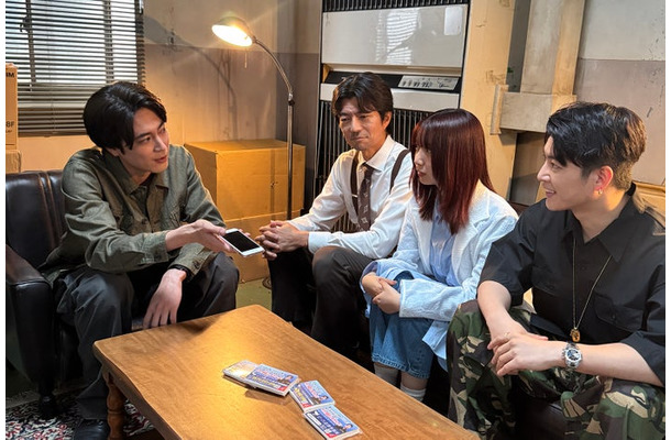 間宮祥太朗、仲村トオル、上白石萌歌、三山凌輝（C）TBS