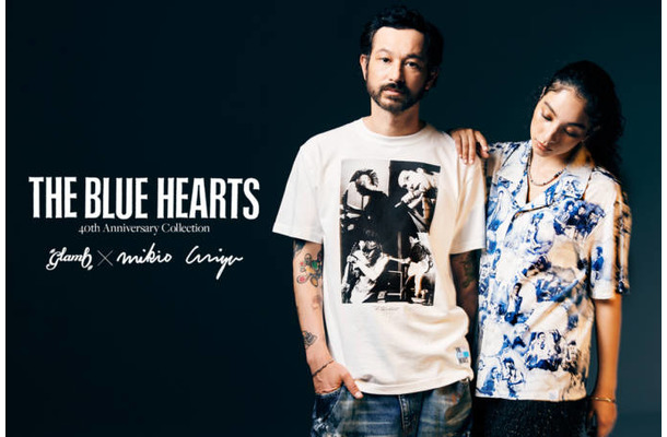 【独占】THE BLUE HEARTS、結成40周年記念glamb×有賀幹夫によるコラボが大反響！アーカイブフォトを使用したアロハシャツやCDが隠れたフォトTシャツが登場