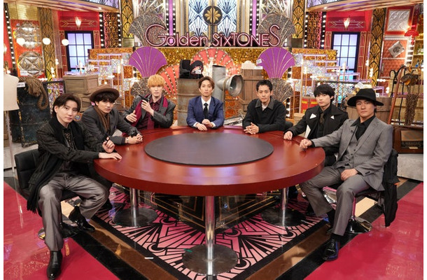 京本大我、高地優吾、ジェシー、田中樹、松坂桃李、松村北斗、森本慎太郎（C）日本テレビ