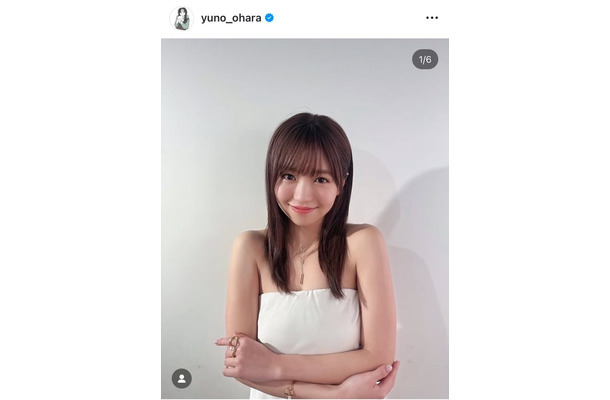 ロングヘアの大原優乃（提供写真）
