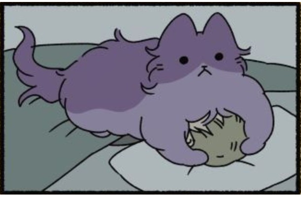 一緒に寝ると悪夢をみる？ 寝苦しい原因は…ねこのせいだった!!【ねこもんすたー ＃１ 】