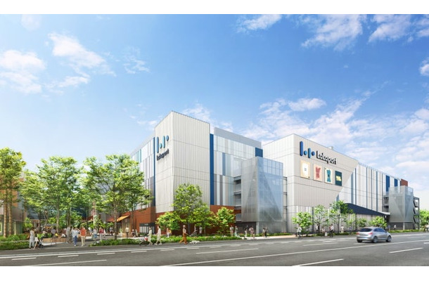 「三井ショッピングパーク ららぽーとTOKYO-BAY北館建替え計画」外観CG