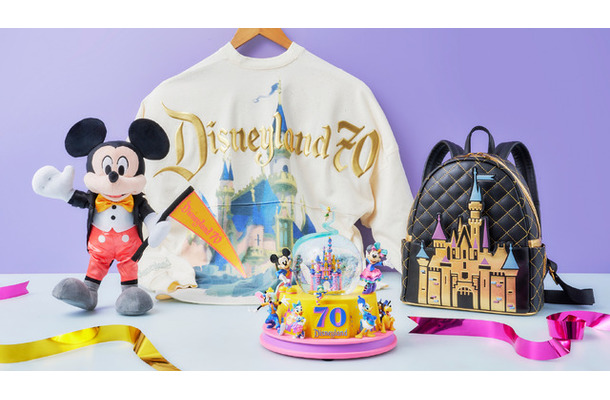 カリフォルニアディズニー70周年記念コレクションが一部ストアで発売！特別感あふれるアイテムが盛りだくさん