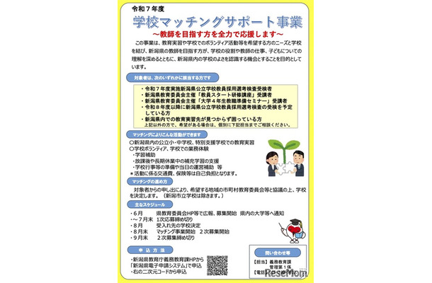 令和7年度 学校マッチングサポート事業