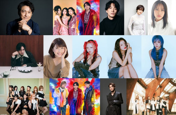 「音楽の日2025」ディズニー企画/(上段左から)石丸幹二、IS:SUE、大森元貴、小林唯、昆夏美、清水美依紗(中段左から)中島健人、新妻聖子、CHIKA・KOHARU・JISOO(HANA)(下段左から)ME:I、Mrs. GREEN APPLE、宮野真守、Little Glee Monster(C)TBS