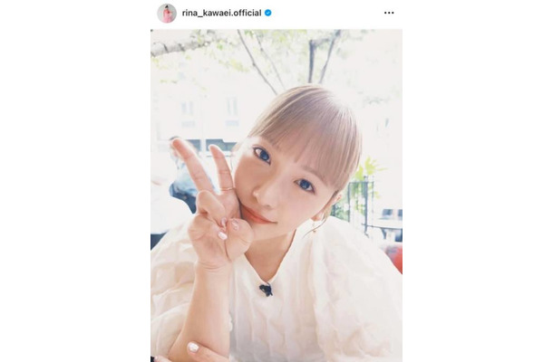 「誰かと思った！」川栄李奈、ハイトーンの大胆イメチェンSHOTに驚きの声「新鮮すぎてドキドキ」