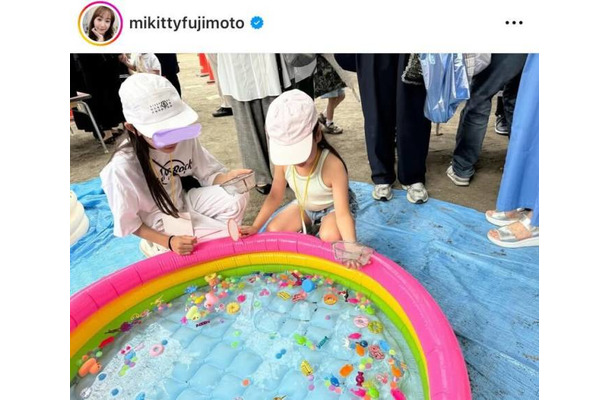 藤本美貴、9歳長女＆5歳次女のほっこりSHOTに「とっても可愛い」「癒されます」の声