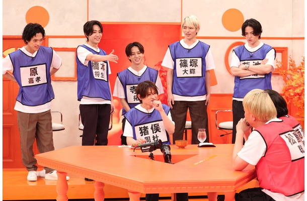 原嘉孝、橋本将生、寺西拓人、猪俣周杜、篠塚大輝、菊池風磨（C）フジテレビ