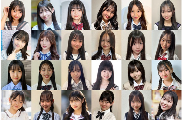 「中一ミスコン2025」候補者の一部