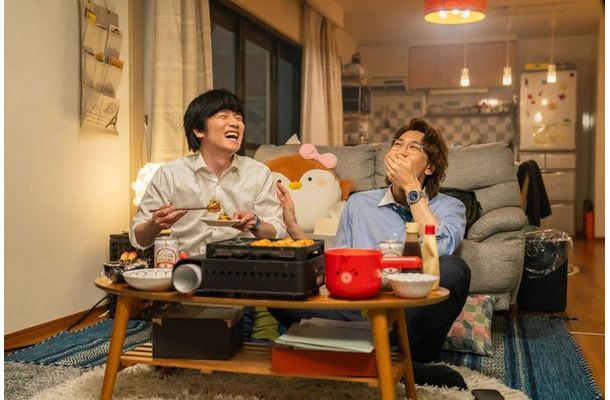 風間俊介、庄司浩平「40 までにしたい 10 のこと」第2話（C）マミタ・libre／「40 までにしたい 10 のこと」製作委員会