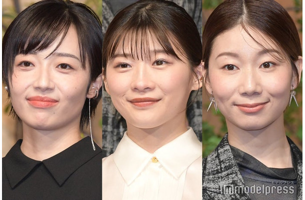 （左から）森田望智、土居志央梨、伊藤沙莉