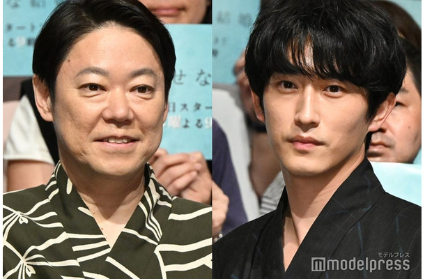 「しあわせな結婚」キャスト登壇イベントに登場した阿部サダヲ、杉野遥亮（C）モデルプレス