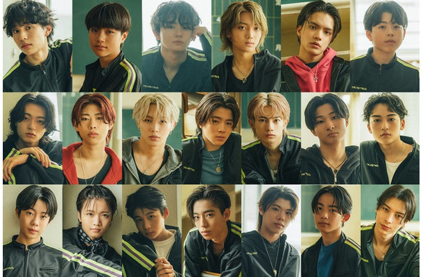 「THE LAST PIECE」4次審査進出者20人／（上段左から）YUTA、YU、TAIKI、TAICHI、SHO、RYOTO（中段左から）RUI、REN、RAIKI、KEITO、KEI、KANTA、KANON（下段左から）KAIRI、ISANA、HAL、GOICHI、COTA、AOI、ADAM／画像提供：BMSG
