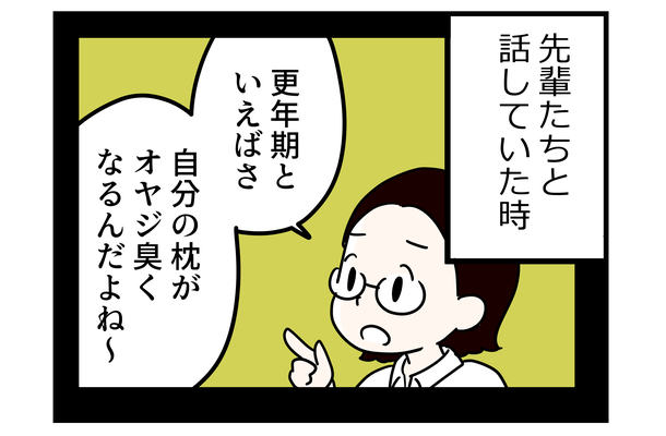 「更年期世代は枕がオジサン臭くなる」って先輩が言ってたけど、私の場合はそれだけじゃなくて【マンガ100人の更年期R】#5