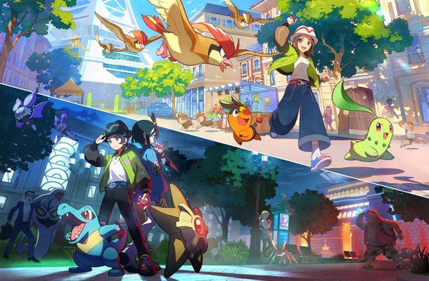 『Pokémon LEGENDS Z-A』夜キービジュアル（C）2025 Pokémon. （C）1995-2025 Nintendo／Creatures Inc.／GAME FREAK inc.